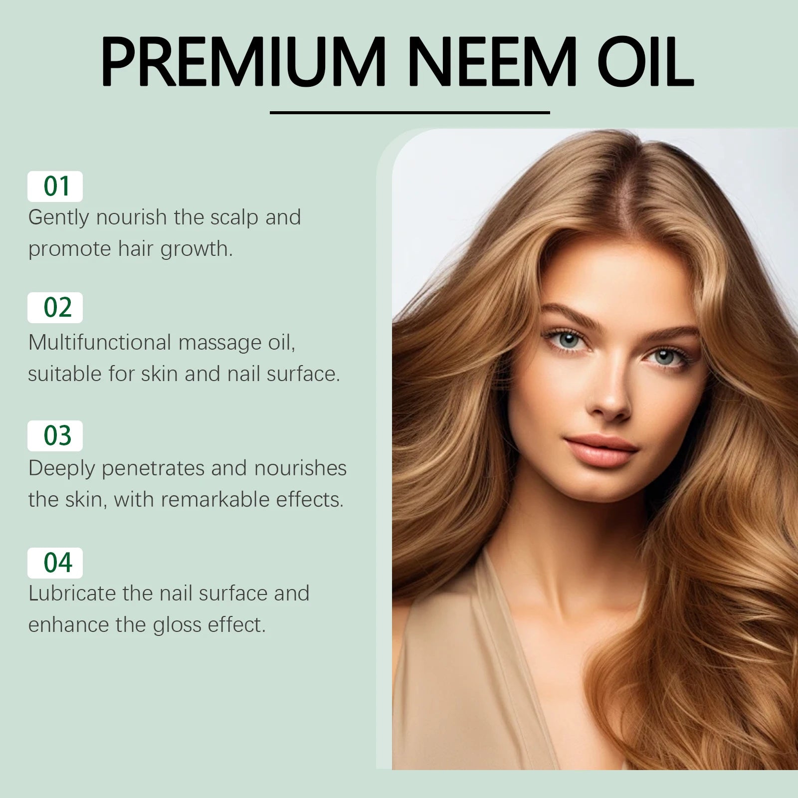 Eelhoe Neem Oil Essential Oil — Scalp Nourishing Skincare Armor Massage Oil