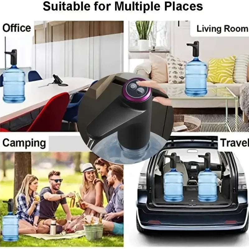 Portable 5-Gallon Water Dispenser — USB Charging Automatic Electric Pump