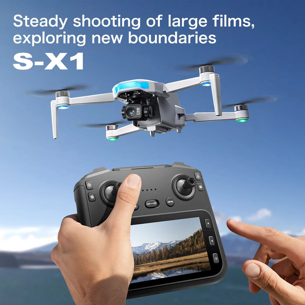 S-X1 Camera Drone with Screen Remote