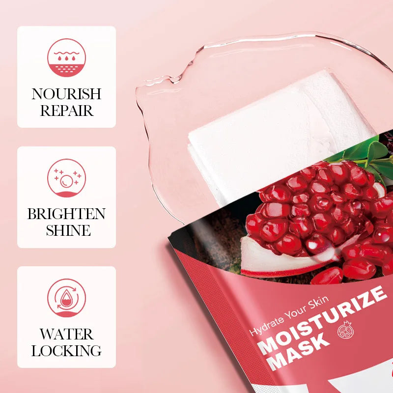 Fruit Facial Sheet Masks — Moisturizing 10 Pack