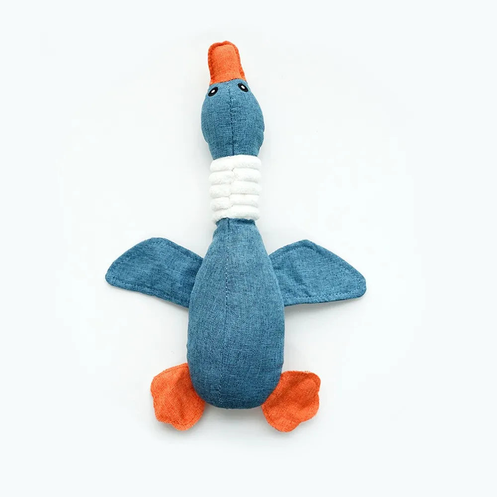 Geese Squeaky Chew Toy for Dogs & Cats