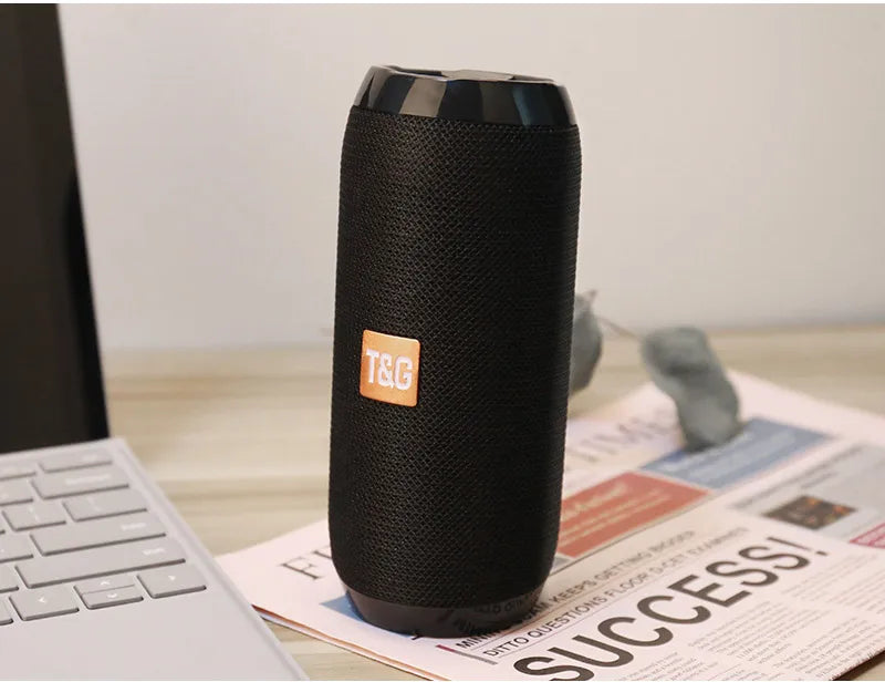 Wireless Portable Bluetooth Speaker — 360° Sound, Waterproof & Long Battery Life