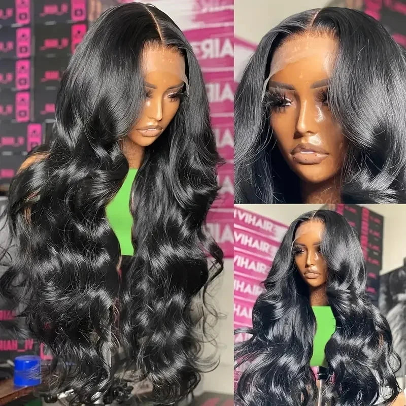 180% Density Brazilian Lace Front Wig | HD 13x4 Bleached Knots Pre-Plucked Transparent Lace Frontal