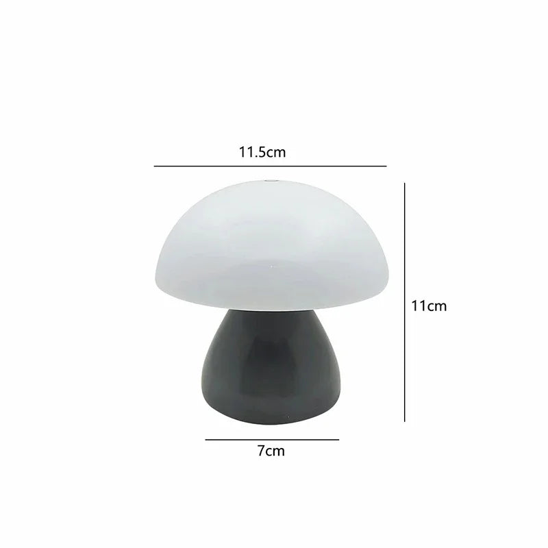 Rechargeable Mushroom Lamp – USB-C Touch Control