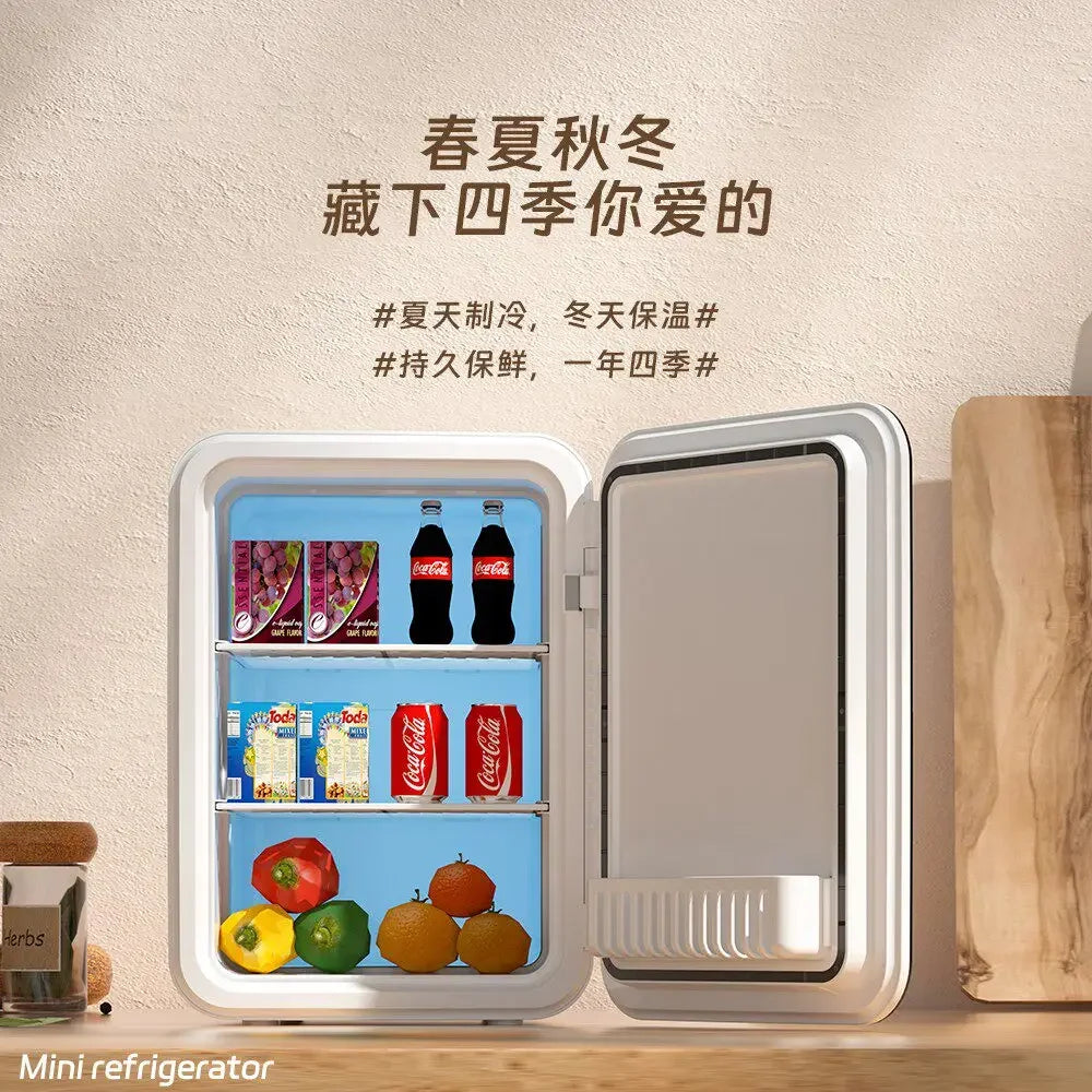 220V Portable Mini Freezer – Car & Home Refrigerator for Travel, Dorm & Office