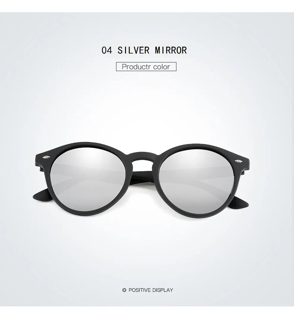 Fashion Round Vintage Sunglasses | Classic Circle Oval UV Protection for Men & Women