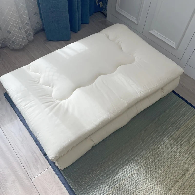 Japanese Shiki Futon Mattress – Thickened Tatami Sleeping Pad, Foldable Floor Guest Bed, Single Size