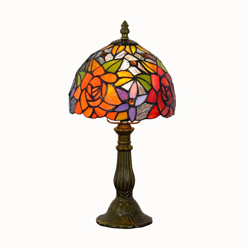 Stained Glass Table Lamp – Traditional Accent Lighting