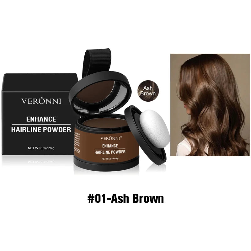 Waterproof Hairline Shadow Powder — Instant Root Cover & Scalp Filler (4g)