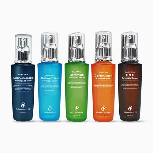Differ & Deeper Double Effect Hyaluronic Acid Serum 50ml — Deep Hydration Anti-Aging K-Beauty Face Serum
