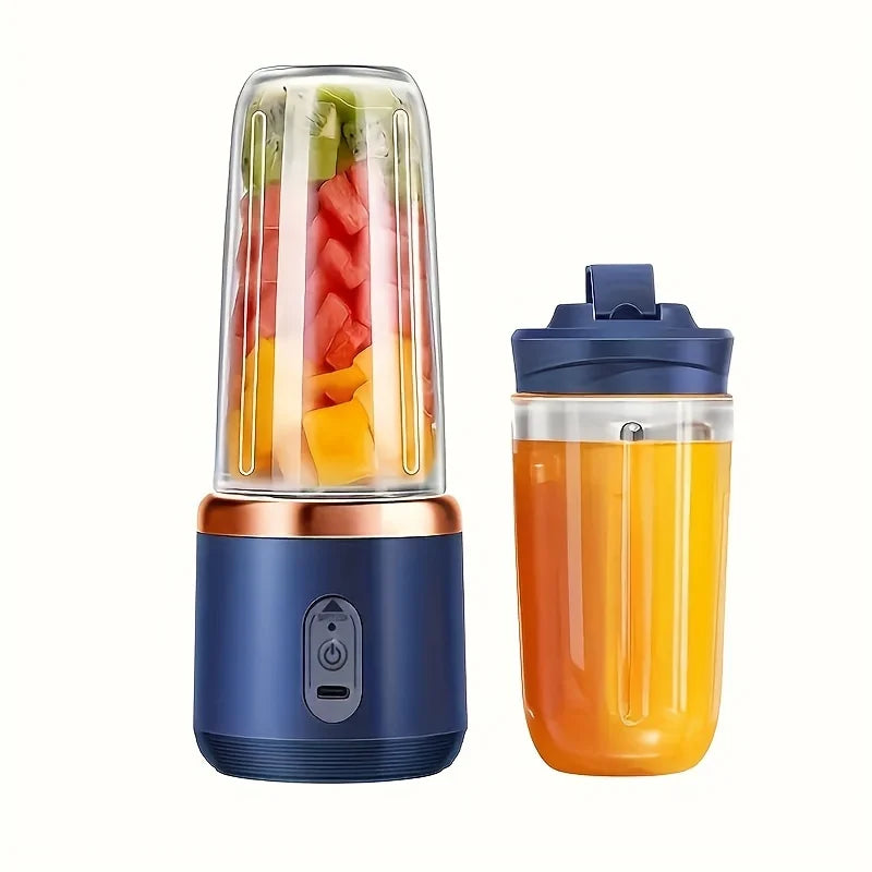 Portable Rechargeable Personal Blender Cup — 400ml Compact Smoothie Maker for Travel, Home & Office