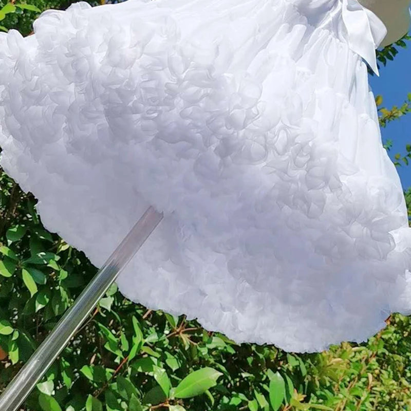 Lolita Petticoat Crinoline Tutu Skirt — Puffy Cancan Underskirt for Wedding & Cosplay Dresses