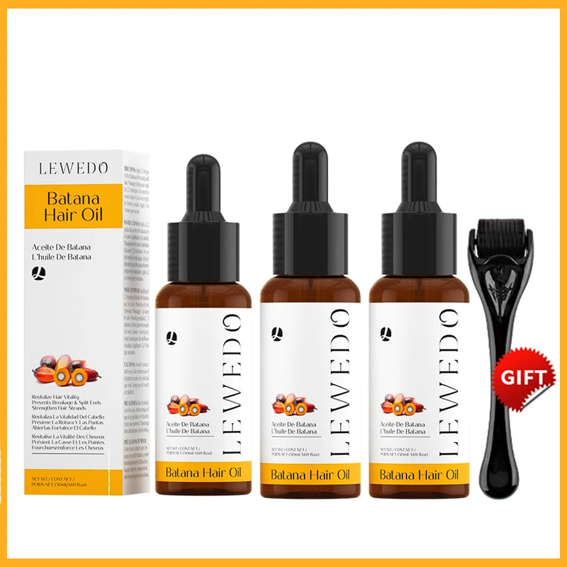 Batana Oil Hair Growth Serum — Anti-Hair Loss Essence for Thicker, Stronger Hair