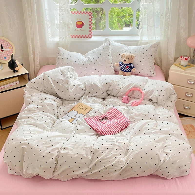 Pre-Washed Microfiber Duvet Cover Set – Ultra Soft Wrinkle-Resistant Hypoallergenic Bedding with 2 Pillowcases