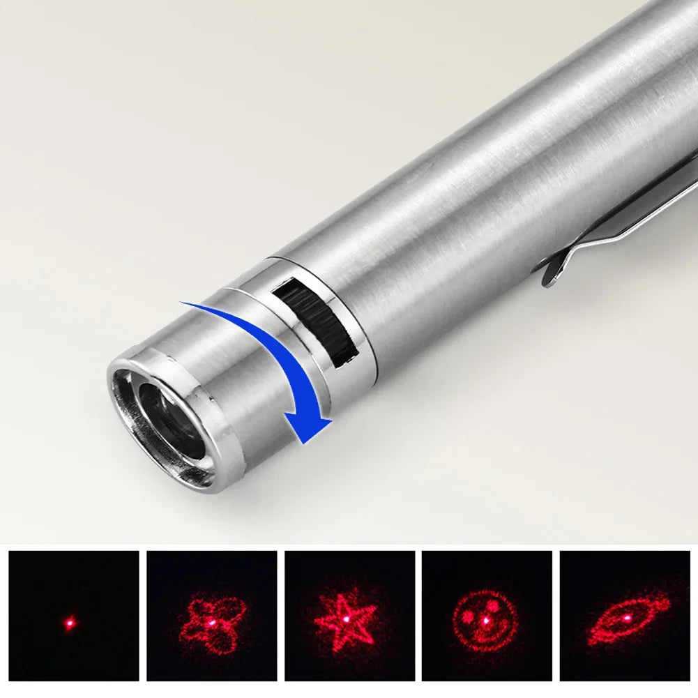 3-in-1 USB Rechargeable Pointer – Infrared, UV Detector & LED Flashlight