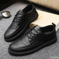 Men's Round-Toe Lace-Up Casual Shoes
