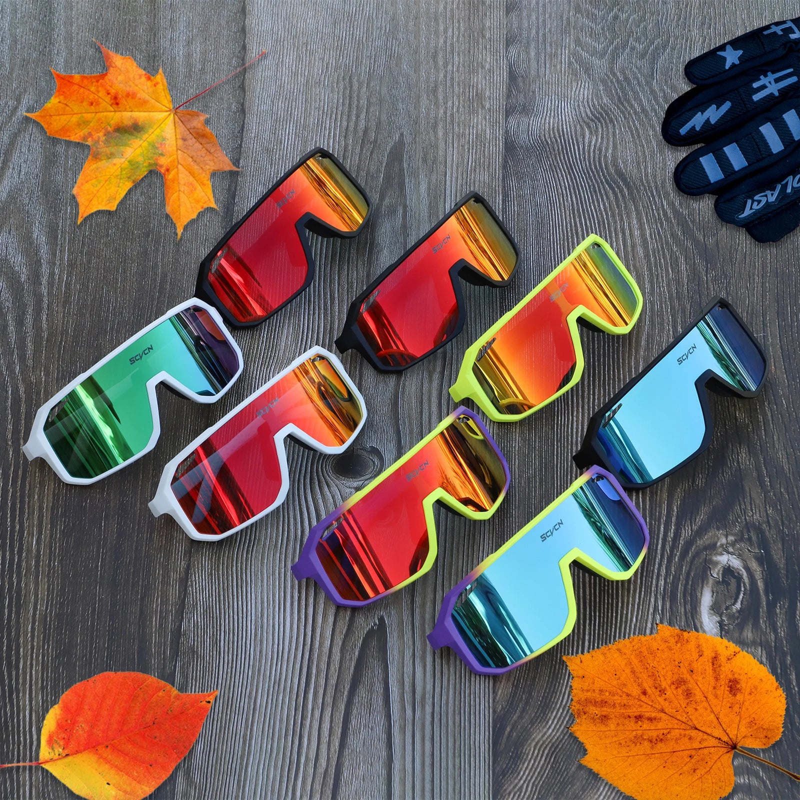 SCVCN Cycling Sunglasses — UV400 Polarized Sports Eyewear for Men & Women