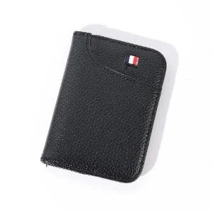 Super Slim PU Leather Card Wallet – Portable Mini Credit Card Holder for Men & Women