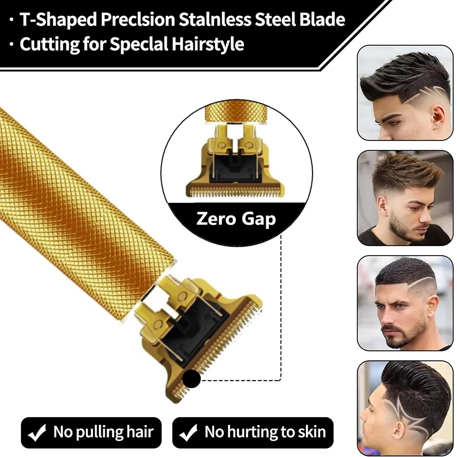 Kemei KM-1949 Full Metal Professional Hair Clipper & Beard Trimmer Set