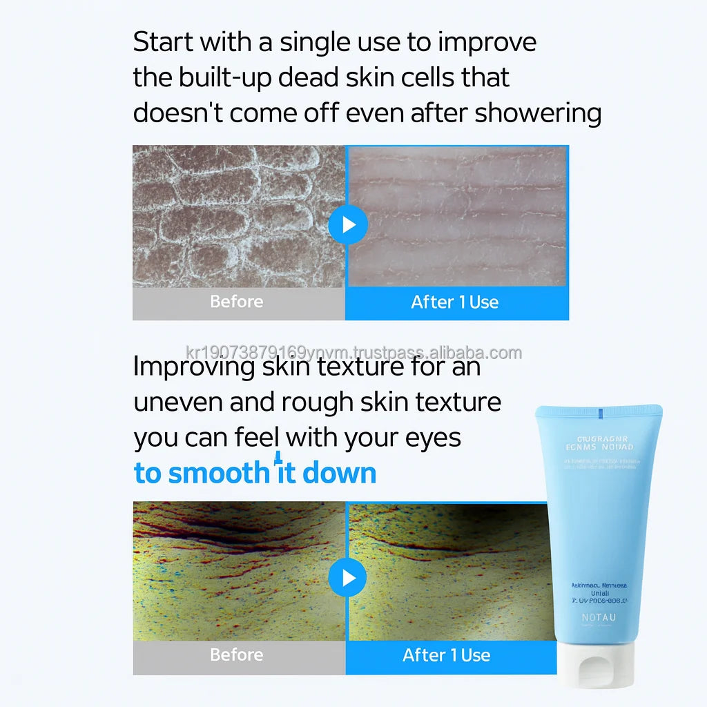 K Beauty Centella Body Salt Scrub with 12 Hyaluronic Acid — Glow Skin Exfoliating Korean Skincare