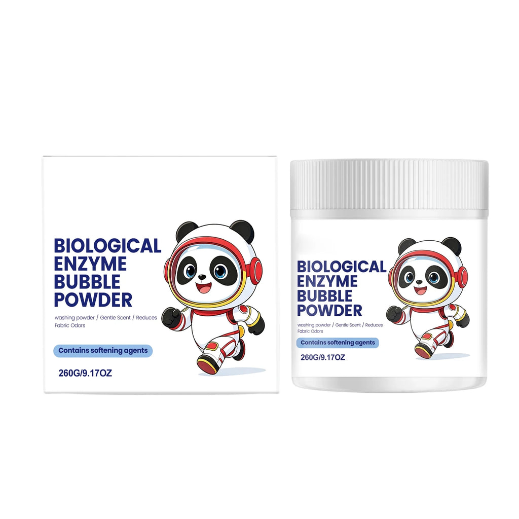 Science-Powered Clean — Biological Enzyme Laundry Powder | Strong Stain & Oil Removal, Fabric Softening, All Fabrics, Hypoallergenic