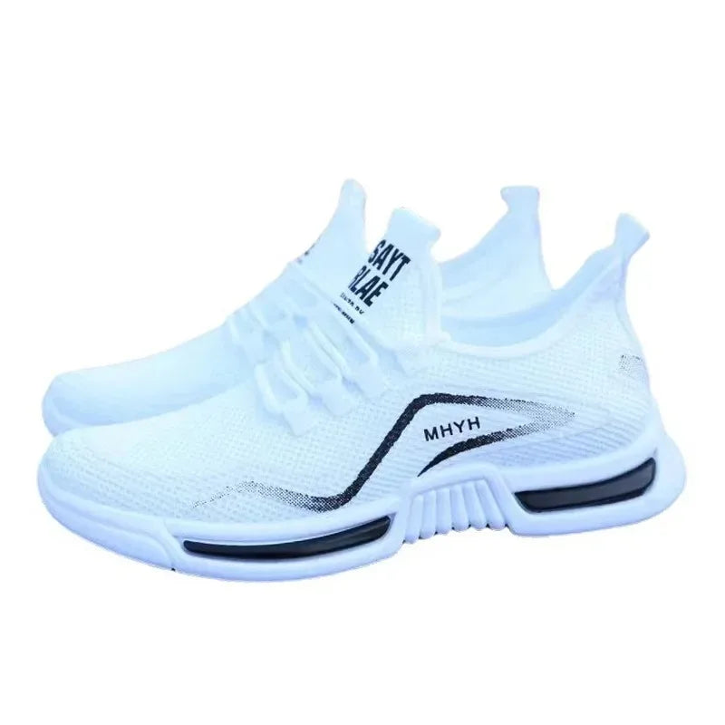 Men's Slip-On Fashion Sneakers – Breathable Running & Gym Shoes
