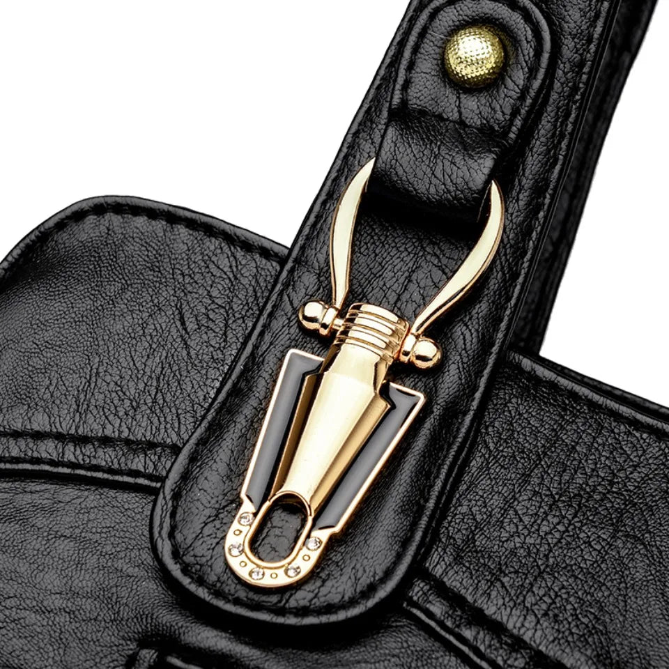 VANDERWAH Bark Pattern Microfiber Leather A4 Tote Bag – Luxury Designer Shoulder Handbag for Women
