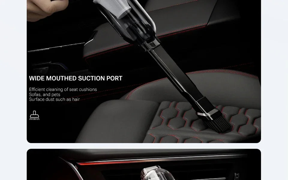 SZUK Cordless Car Vacuum Cleaner – Strong Suction Wireless Handheld Cleaning Machine