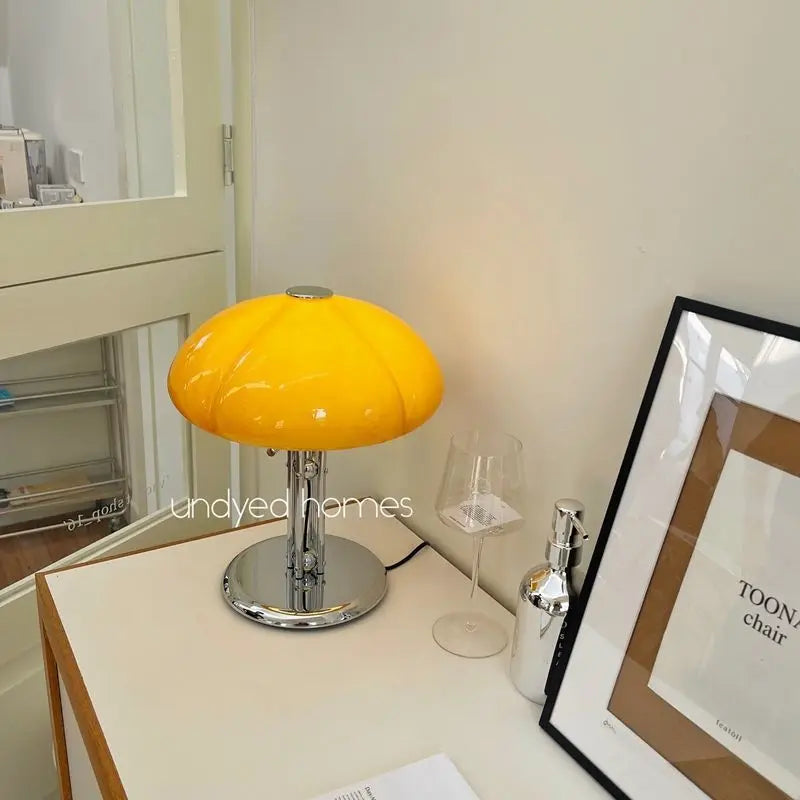 Mushroom Table Lamp – Warm White Button Control