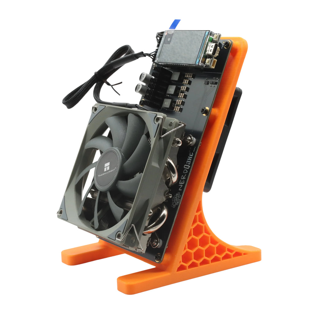 NerdQaxe++ Rev6.1 Bitcoin Solo Miner – 6 TH/s, 100W, 4× BM1370 ASIC, Wi-Fi, LCD Display