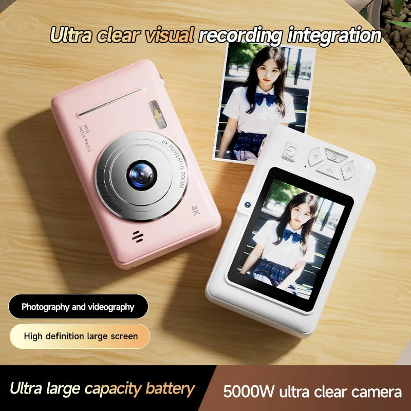 Retro Digital Camera with SD Card Storage