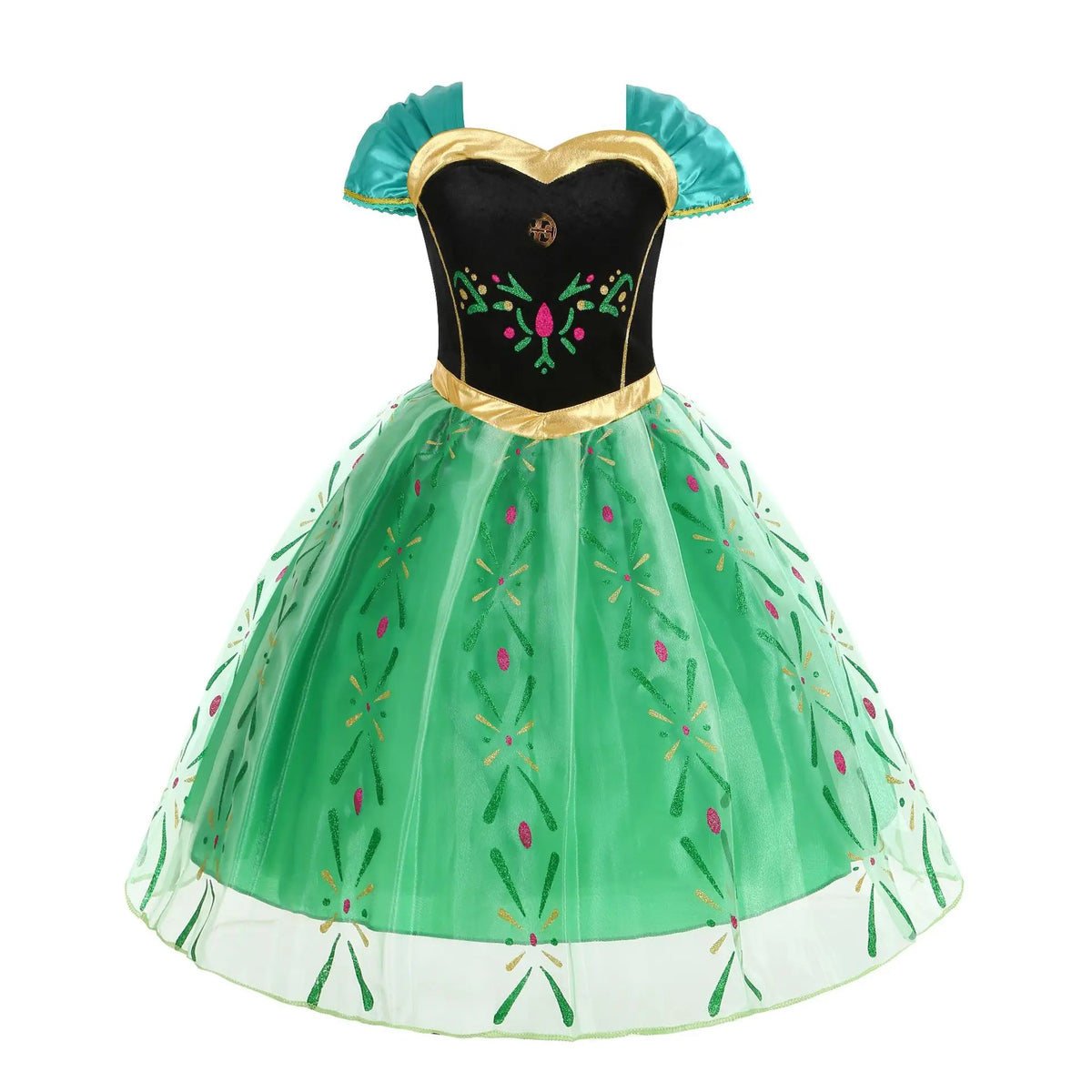 Children Costume Girl Dress Halloween Princess Cosplay Party Rapunzal Anna Elsa Birthday Clothes