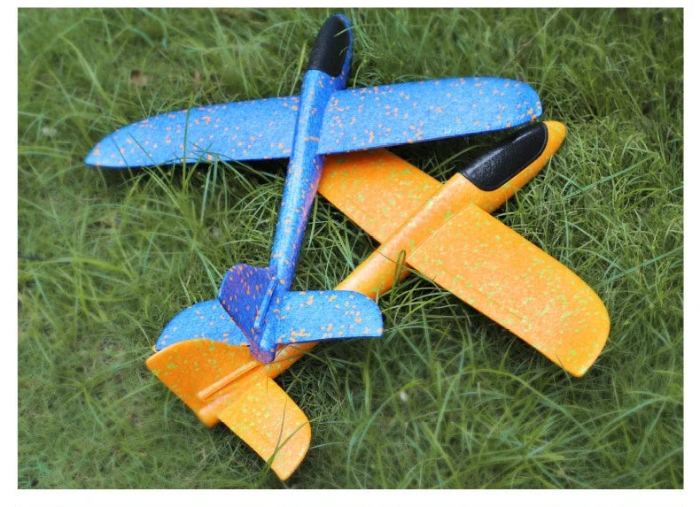 50cm Hand Throw EPP Foam Glider Plane – 2.4G Remote Control Outdoor Airplane for Kids