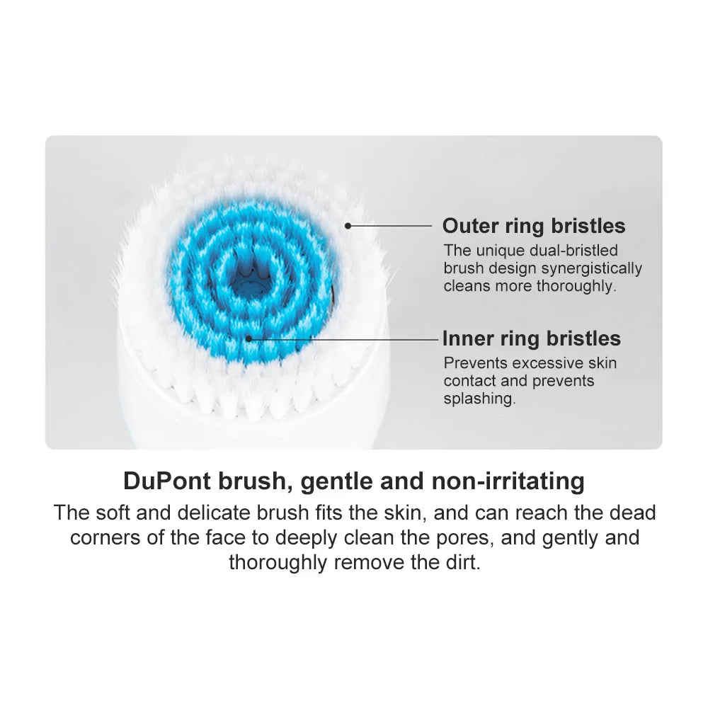 3-in-1 Electric Sonic Facial Cleansing Brush
