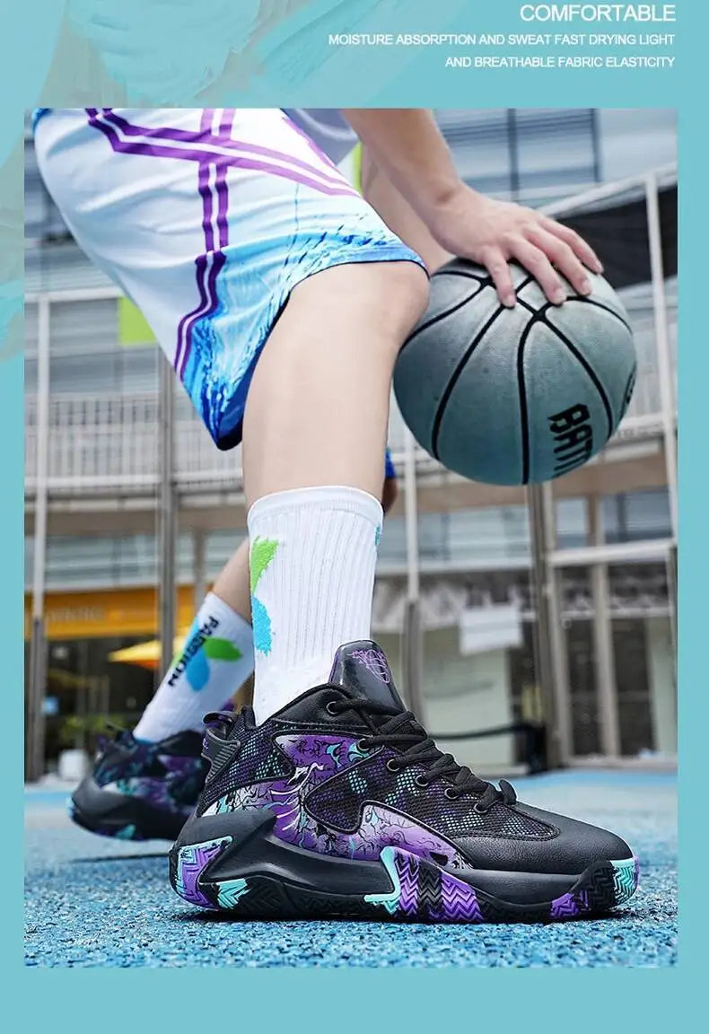 Women's Non-Slip Basketball Sneakers – Lightweight Casual Tennis Shoes
