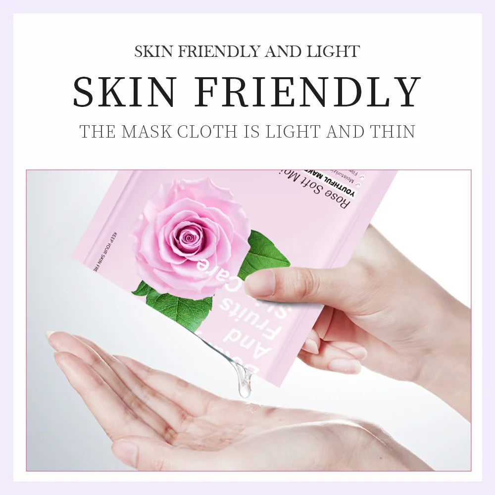 Natural Plant Face Masks — Moisturizing & Firming (8-Pack)