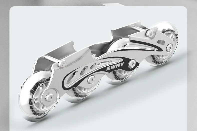 Adult Inline Roller Skates – Beginner Outdoor PU Street Freestyle Sneakers with 4 Wheels