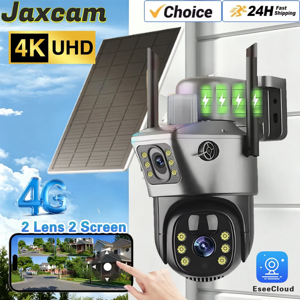 Jaxcam Solar Security Camera – Wi-Fi or 4G Options