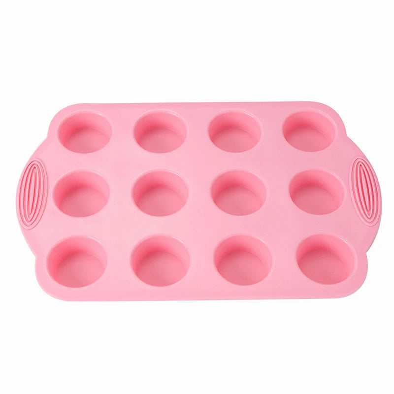 Pink Silicone Bakeware – Cake, Muffin & Loaf Molds
