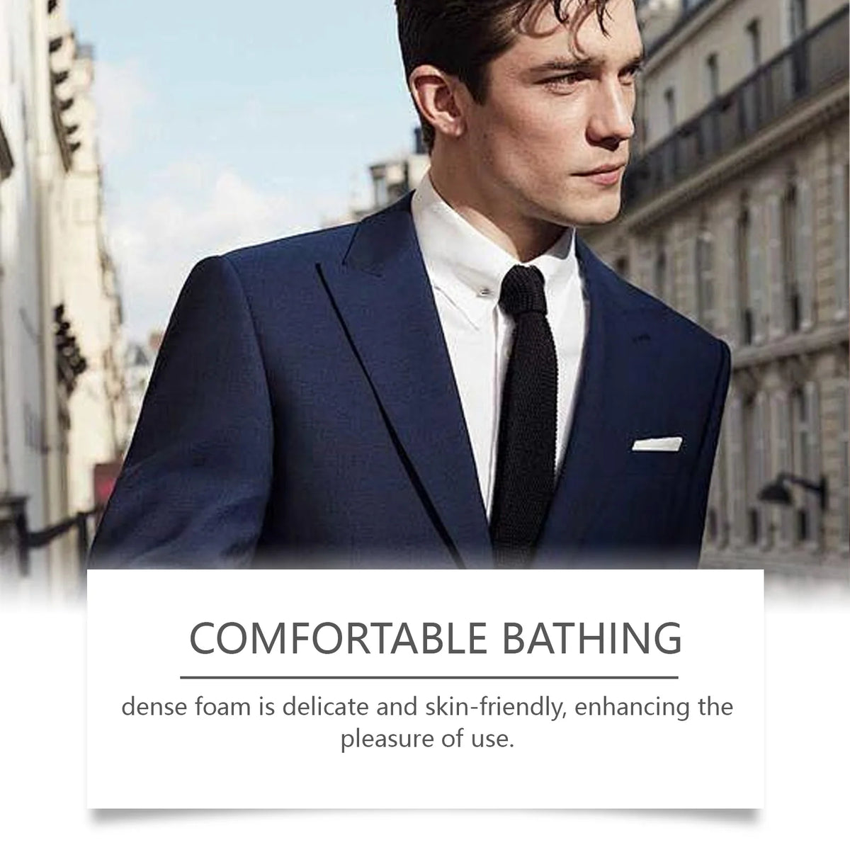 Men's Lasting Fragrance Shower Gel 100ml – 4 Scents, Deep Cleansing & Natural Plant Extract