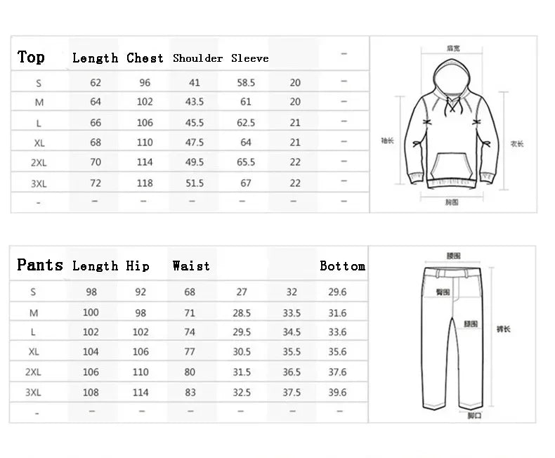 Men's 3-Piece Winter Tracksuit – Hoodie, Vest & Pants Thick Warm Set