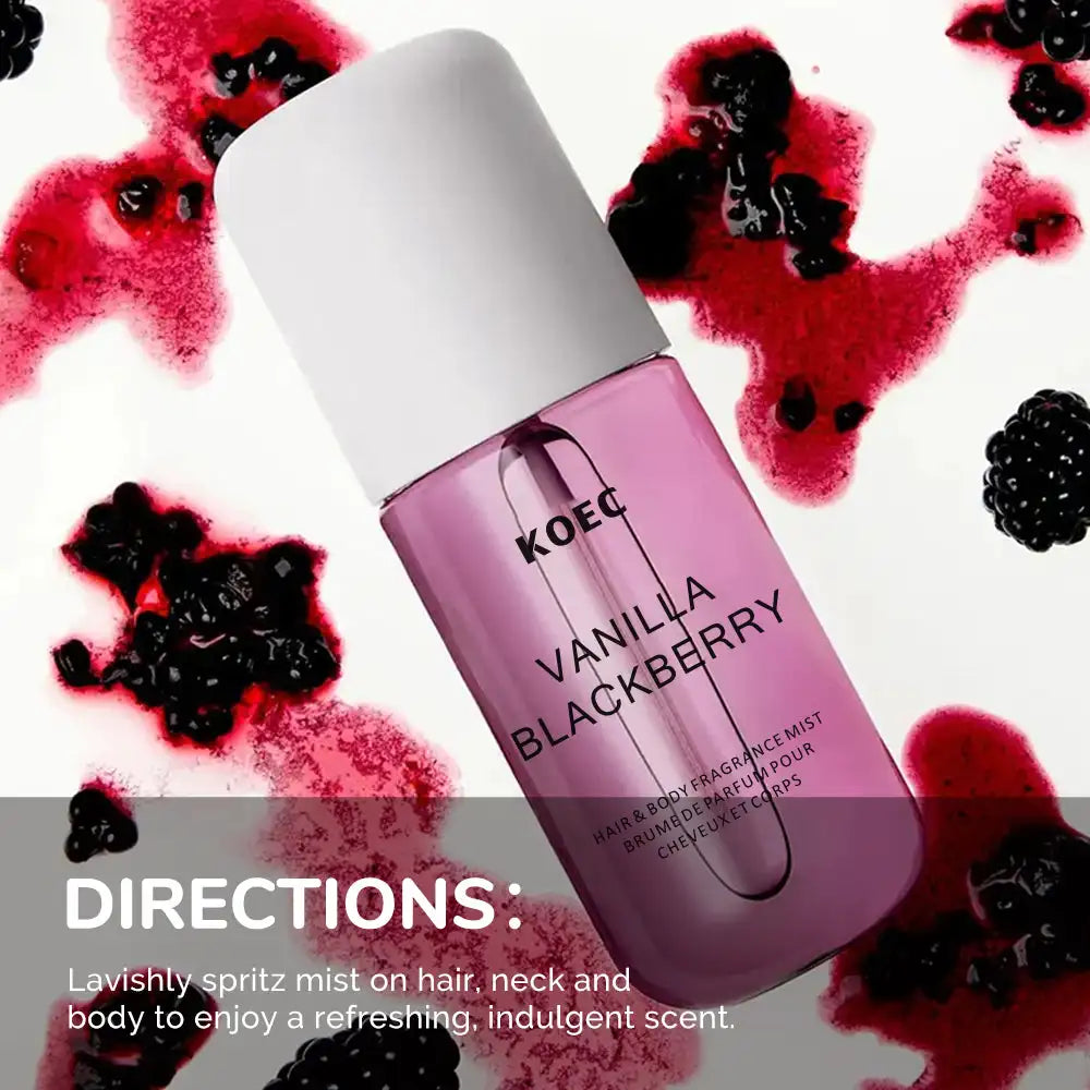 Vanilla Blackberry Hair & Body Fragrance Mist 50ml