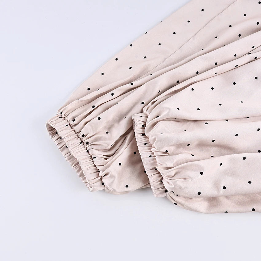 Linad Elegant Satin Lantern Pants – High Waist Vintage Loose Ankle Length Street Chic Trousers