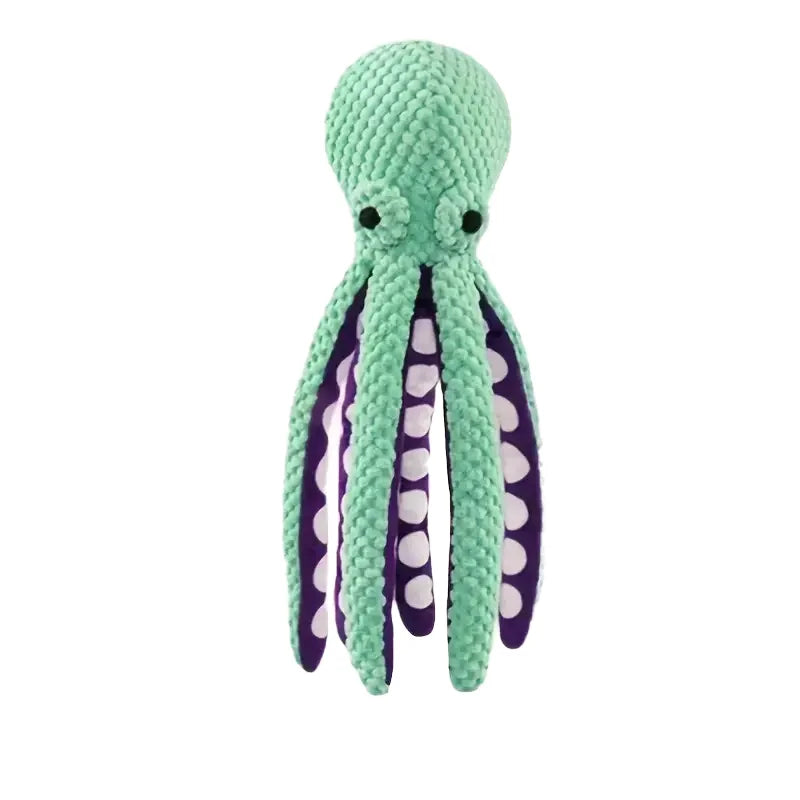 Octopus Shell Squeaky Chew Toy for Dogs & Cats