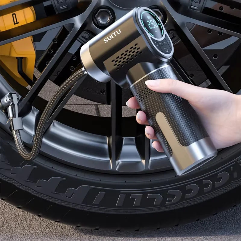 Cordless Tire Inflator for Car, Bike and Motorcycle