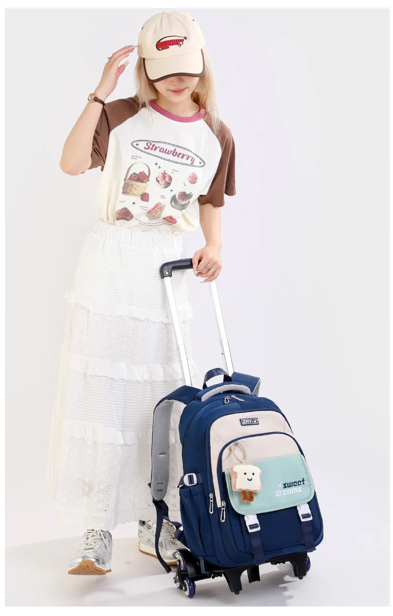 Trolley School Backpack – Two- & Six-Wheel Options