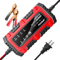 6V/12V 1.5A Smart Car & Motorcycle Battery Charger – Lead-Acid AGM GEL Charging Unit