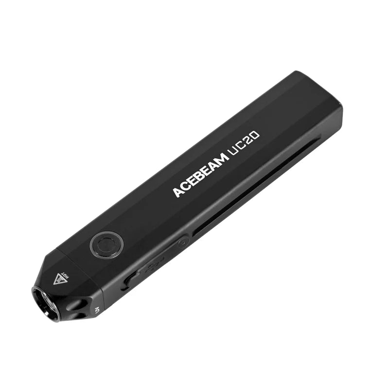 ACEBEAM UC20 – 1000 Lumen 3-in-1 EDC Flashlight, White/Red/UV, IP68 Waterproof, USB-C Rechargeable