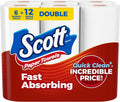 Clean More. Waste Less. — Premium Paper Towels | 6 Double Rolls, 108 Sheets Each, Deep-Cleaning Ridges, Lint-Free, Choose-A-Sheet