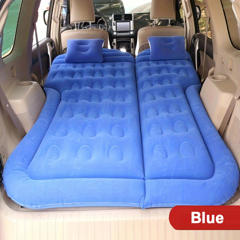 Car Air Inflatable Travel Mattress Bed — Universal Back Seat Camping Mat
